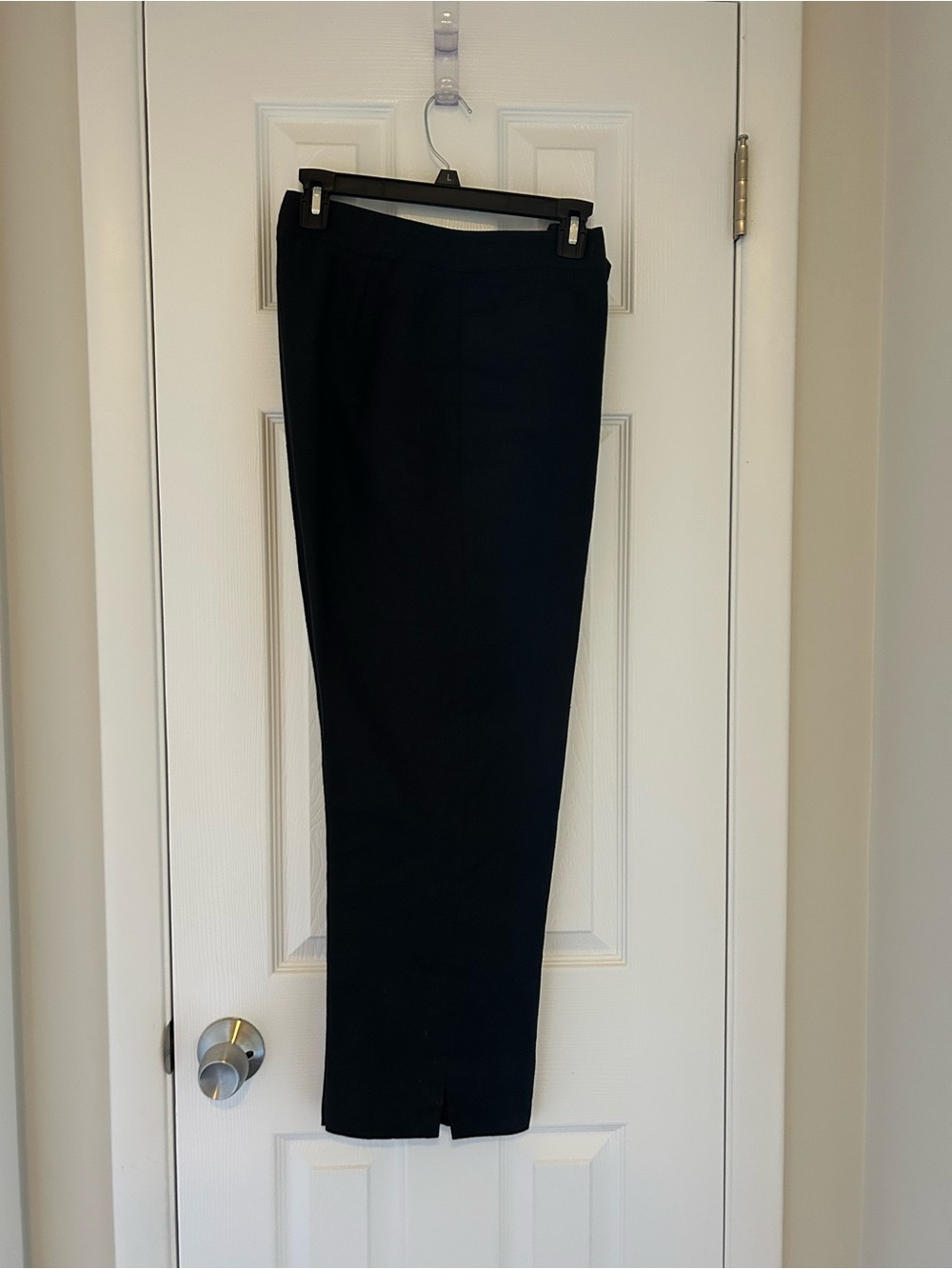 Rafaella Black Straight-Leg Dress Pants